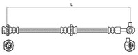 Metzger Bremsschlauch 4110132 FüR Nissan, Vorderachse Rechts