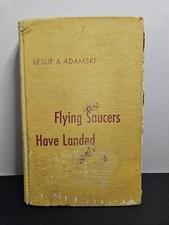 1954 Flying Saucers Have Landed Adamski UFO Book HC 8th Printing w/ DJ