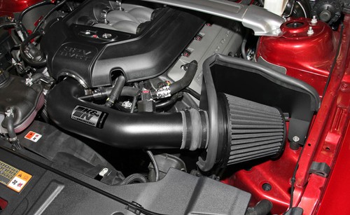 Entrada de aire frío seco K&N Blackhawk para Ford Mustang GT 11-14 5,0 L V8 gasolina 71-3527 - Imagen 7 de 15