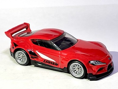 Fresh   Hot Wheels  Toyota GR Supra Red Custom Made W/ Real Rider   Wheels
