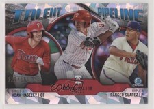 2019 Bowman Atomic Refractor 129/150 Ranger Suarez Darick Hall Adam Haseley 6u5