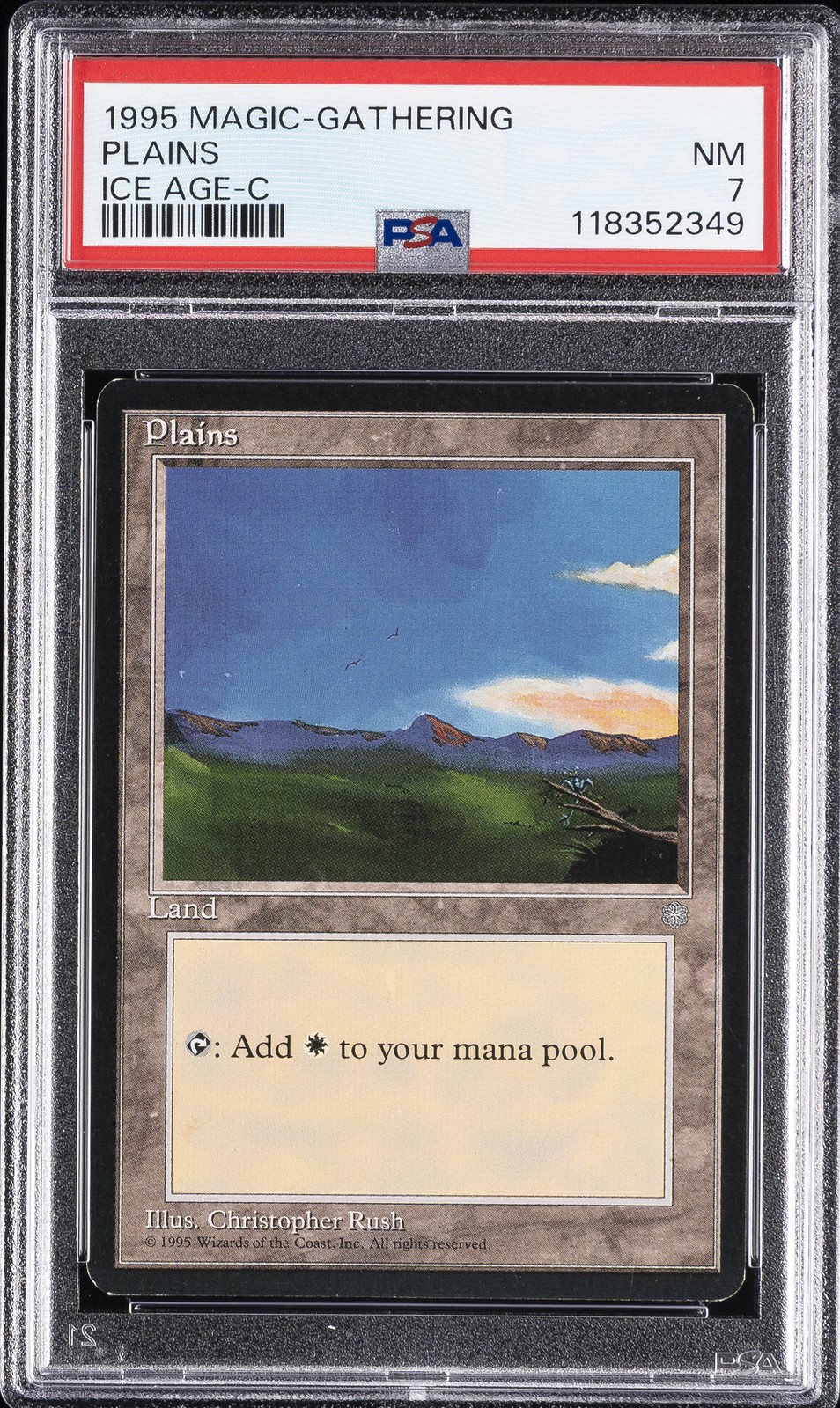 1995 MTG ICE AGE VER. 2 PLAINS PSA 7