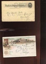 UX10 VAR UPSS EX17a COLUMBIAN POSTAL CARD W/MACHINE EXPO CANCEL *NEW EDU* DC3760