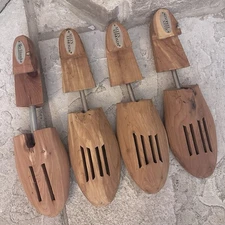 2-Pair Allen Edmonds Cedar Wooden Shoe Trees Shoetrees XL Size 11-13 lot