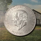 Photo of a 1956 Mexico 10 Pesos Silver from an eBay listing that sold on Jun 7, 2026