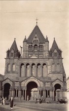 Kirche große geparkte Autos Montreal Kanada Postkarte um 19??