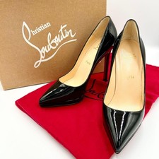 CHRISTIAN LOUBOUTIN Pigalle Plato Pointed Patent Pumps 37