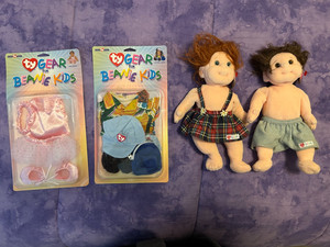 Ty~Beanie Kids Plush Doll Ginger and Tumbles  - Vintage Items