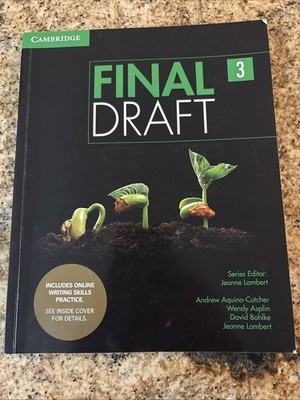 FINAL DRAFT LEVEL 3 STUDENT'S BOOK WITH ONLINE WRITING By Andrew Aquino-cutcher