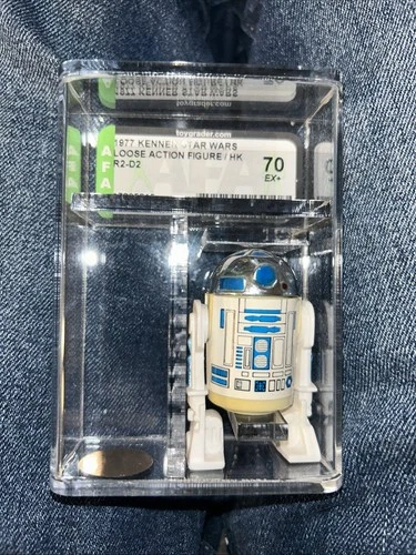 Star Wars Vintage C3-PO R2-D2 Graded Set AFA 70 Droids Anh