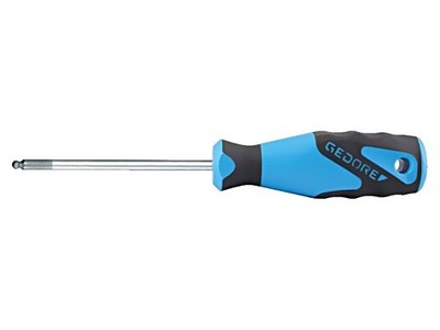 6684430 Screwdriver: standard hex key,spherical 3 mm Overall len: 185mm GEDORE
