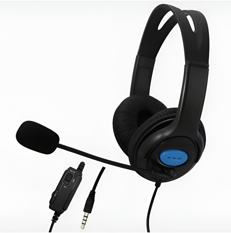 Wired Gaming Headset Stereo Bass Surround Headphones with Mic for PS4 Xbox One