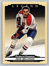 2022-23 Parkhurst Champions Legend Jean Beliveau Montreal Canadiens #346 HOF
