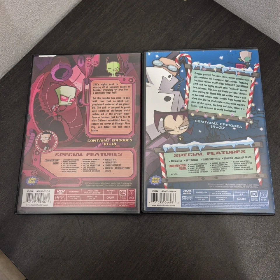 Invader Zim Volume 2 & 3 DVD | Region 1 NTSC - Image 2 of 4