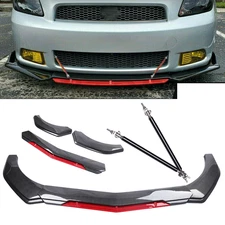 Front Bumper Lip Spoiler Splitter Carbon Fiber Look Body Kit For Scion tc xb