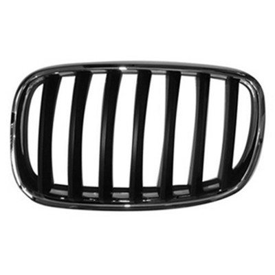 New Premium Fit Chrome / Black Driver Side Grille 51137157687