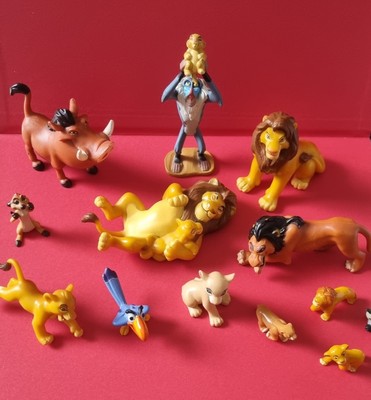 Selten 90er Mattel Vintage Disney König Der Löwen Figur Set Sammlung Simba Scar