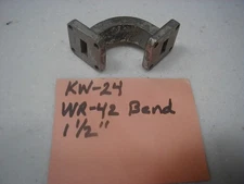 KW-24 K Band  WR-42 (18-26 GHz)  waveguide bend   READ