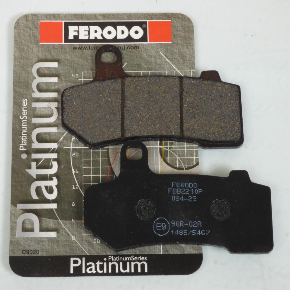 Plaquette de frein Ferodo en métal fritté haute endurance pour Harley Vrsca 1130