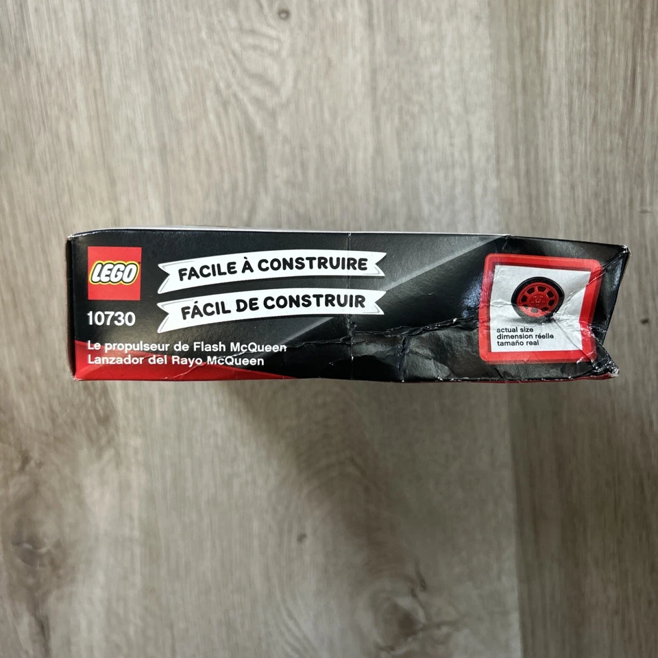 LEGO Juniors Lightning McQueen Speed Launcher # 10730 *NEW Sealed w/ Box Damage - Image 3 of 4