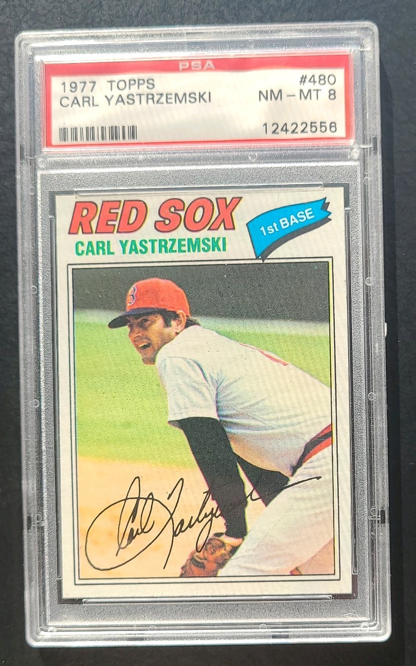 1977 Topps Carl Yastrzemski #480 PSA 8