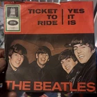 THE BEATLES-TICKET TO RIDE/YES IT IS-ORIGINAL GERMAN 7" 45 ON ODEON/EMI