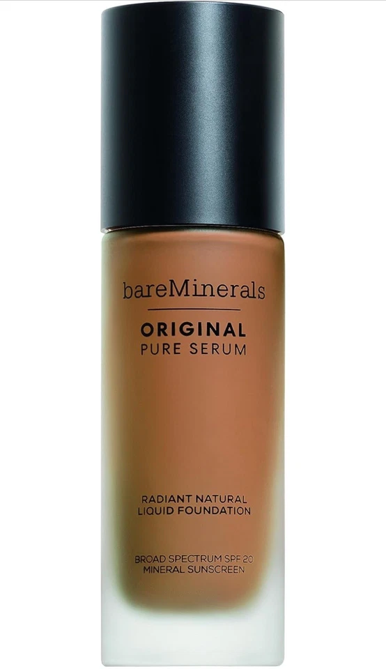 bareMinerals Pure Serum Liquid Foundation SPF 20 Medium Deep Neutral 4.5 - Image 3 of 4