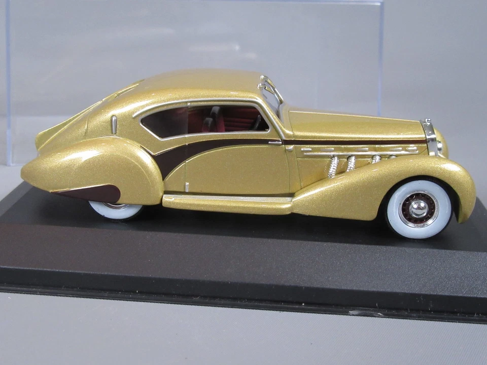 D808 ixo altaya Delage D8 120 Letourneur & Marchand 1939 Gold 1:43 +Box - Image 4 of 4