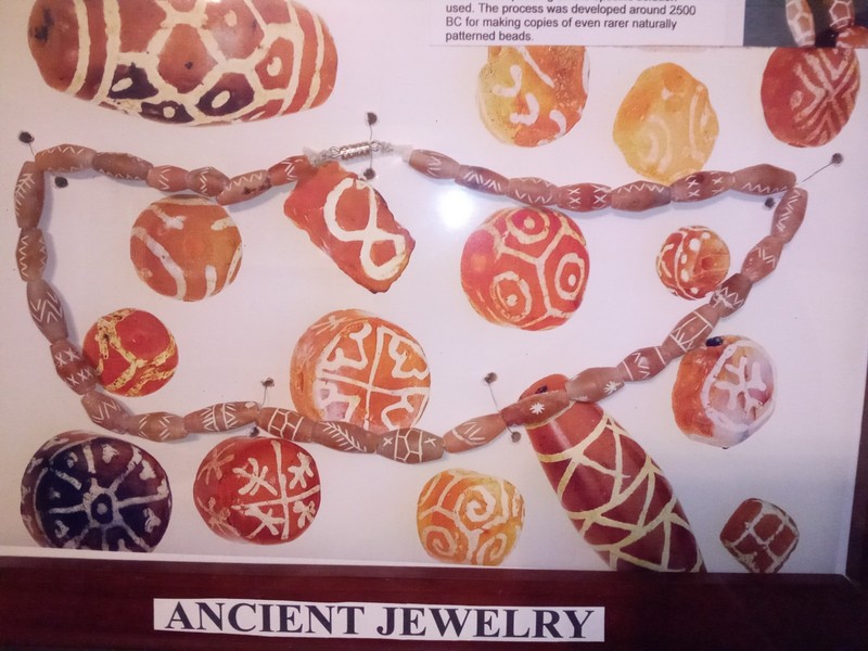 Ancient Etched Carnelian Bead Pyu Culture or Ancient Roman 31 Beads