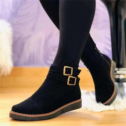 Botas De Mujer Zapatos Botines De Moda Nuevo Zapato Para Mujeres Elegante Mejor - Imagen 4 de 16