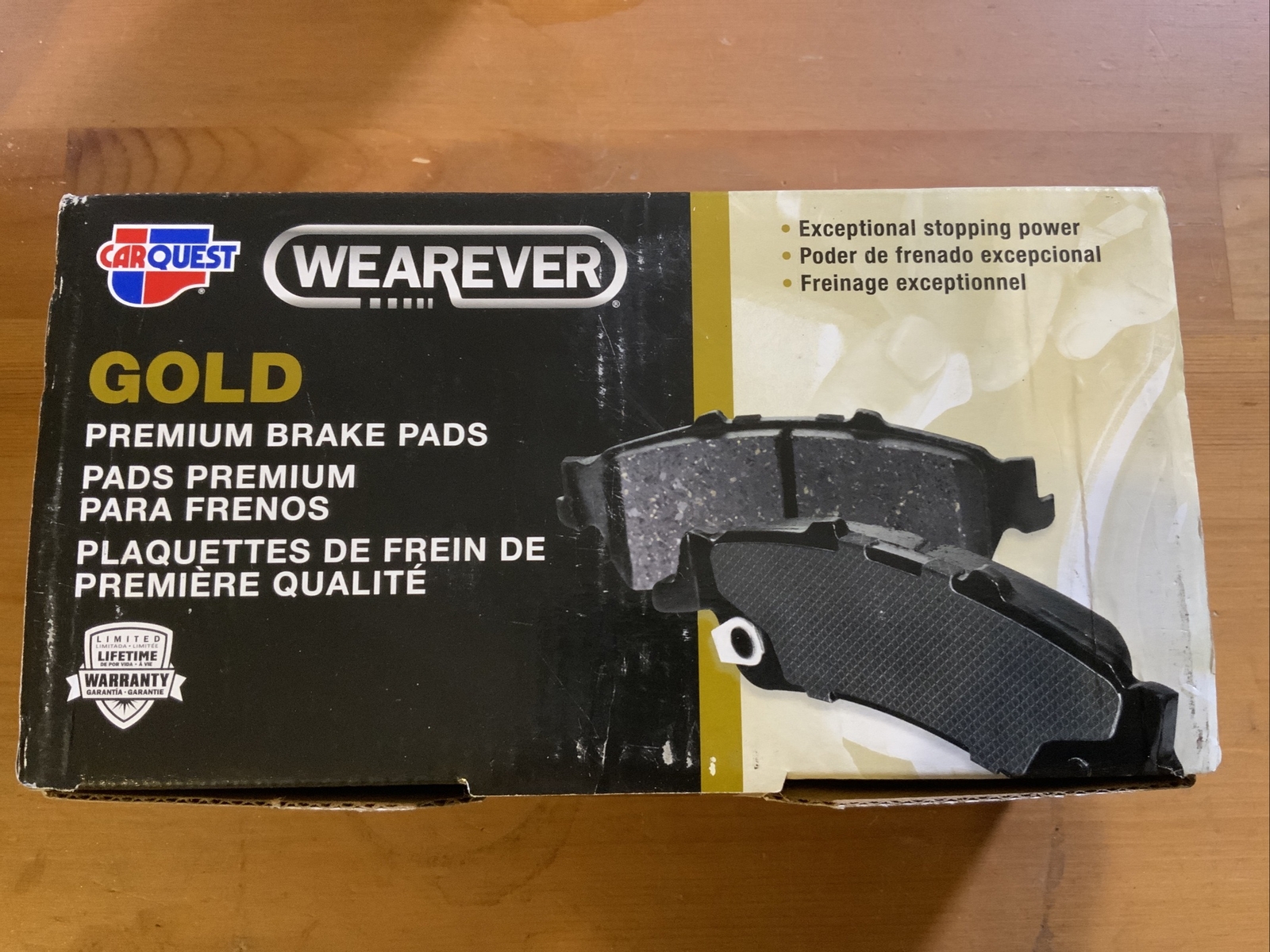 Disc+Brake+Pad+SetPremium+Gold+Ceramic+Rear+Brake+Pads+CARQUEST+GNAD834 for sale online eBay