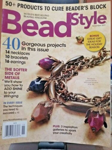 BeaDSTYLE MAGAZINE JEWELRY Design DIY Beading Art Projects BOOK November 2011