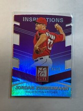 Jordan Zimmerman 2015 Panini Elite Purple Die Cut #ed /73 Nationals #72