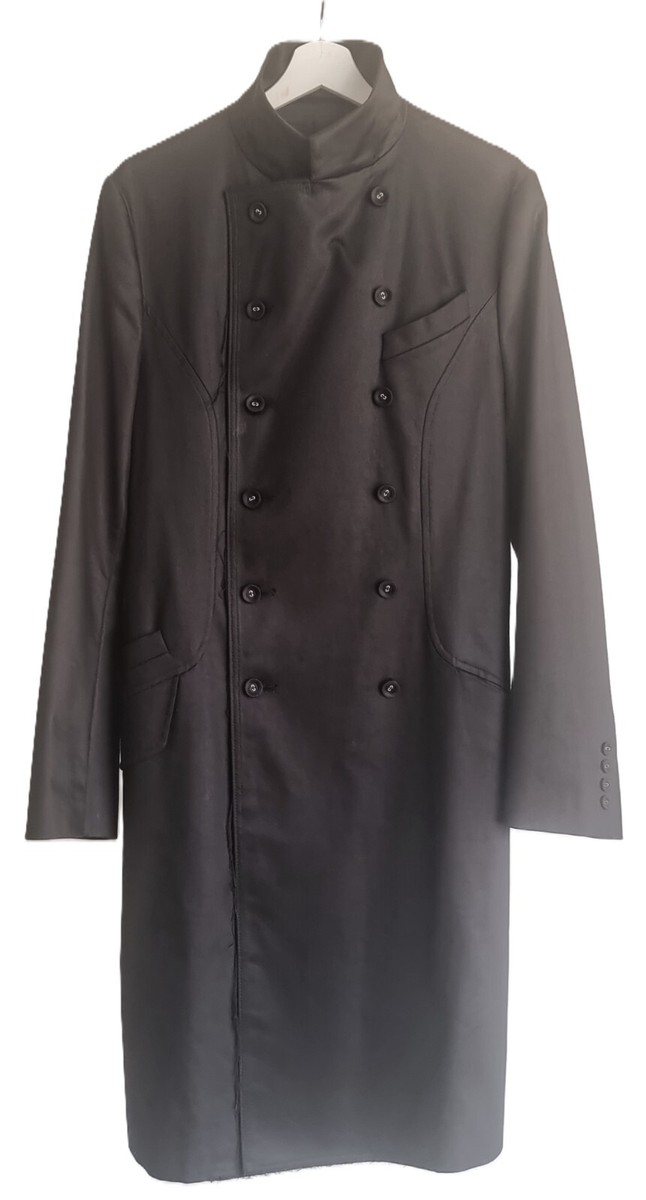 新品 ato LONG COAT ATO Men's Designer Black Coat – Japanese High Fashion Outerwear | eBay