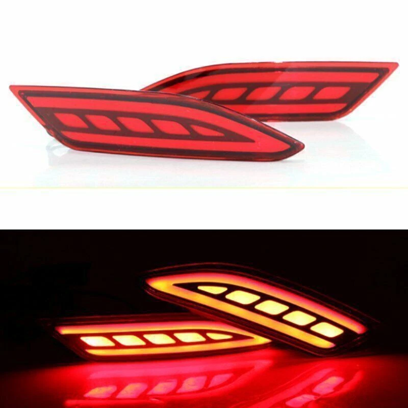 Parachoques trasero reflector luz de señal trasera LED para Honda HR-V HRV Vezel 2015-2018 Foto 2 de 4