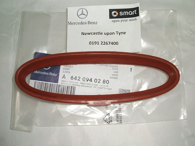 NEW Genuine Mercedes-Benz OM642 Red Air Intake Seal A6420940280 | eBay 