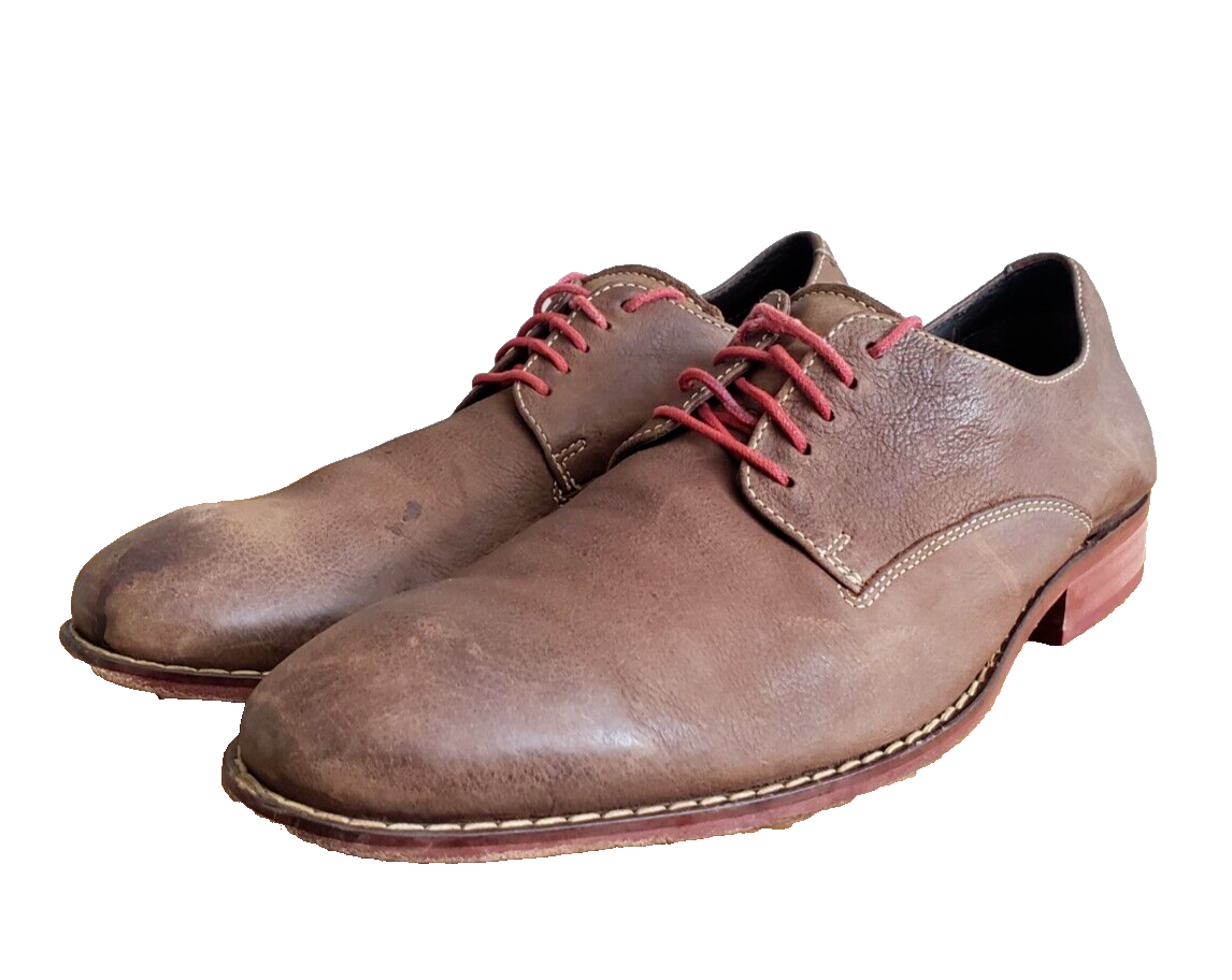 Cole Haan Air Oxford 10.5 Colton Brown Leather Plain Toe Men\'s Lace‎ Up cole haan nike air shoes products for sale | eBay main image 3