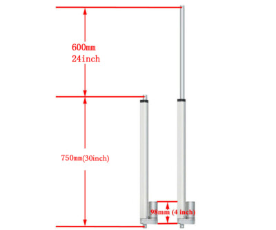 Attuatore Lineare Elettrico, 12V 15 Corsa 150N Ini Attuatore Di