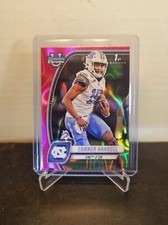CONNOR HARRELL 2024 Bowman University Chrome 🏈 PINK LAVA REFRACTOR Rookie #46 