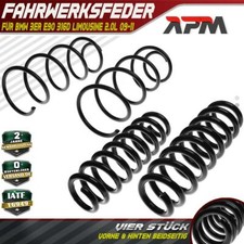 4x Federn Fahrwerksfeder Vorne Hinten f�r BMW 3er E90 316d Limousine 2.0L 09-11