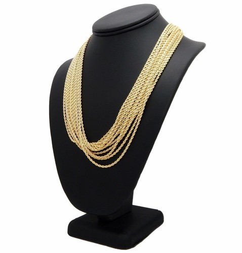New 12 Piece Rope Chain Necklace 2mm 18 