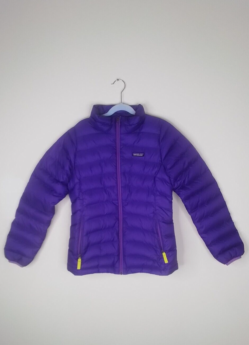 フル Patagonia Down Jacket Girl's Large (12) Purple Puffer #J2241 | eBay