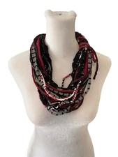 Recycled Materials Infinity Scarf