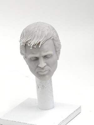 3d Printed MAD MAX MEL GIBSON HEAD  #1 1:12 6'' Classified Legends Scale