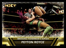 Peyton Royce 2017 Topps WWE Then Now Forever #F-45 Finishers and Signature Moves