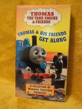 Thomas The Tank Engine & Friends Thomas & His Friends Get Along VHS 1998 Train