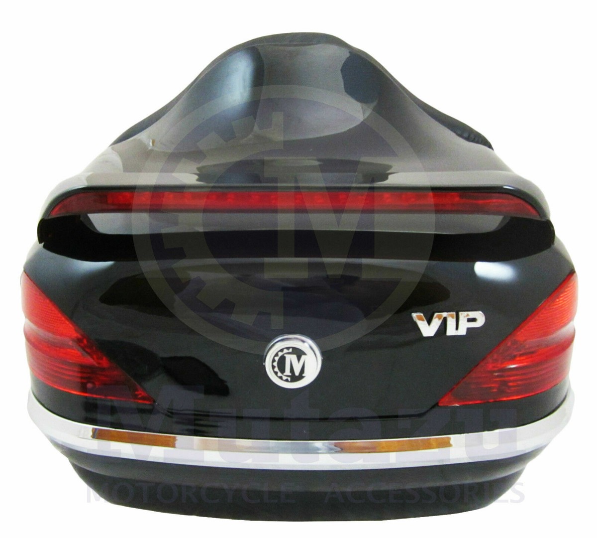 Mutazu Black DB Motorcycle Trunk Tour Pak For Harley Honda Yamaha