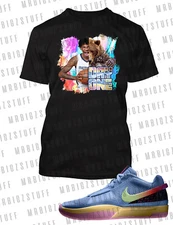 JA Day 1 Grizzly Graphic Sneaker Tee Shirt J1 JA Shoe Big Tall Small Pro Club T