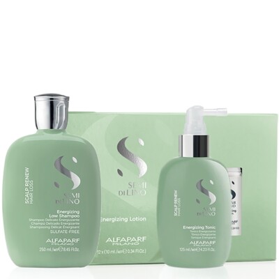 Set Für Antihfall-Haare ALFAPARF Energizing Low Shampoo + Tonic + Lotion