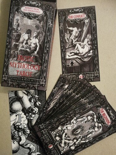 tarot card cards deck oracle author vintage pictures photo erotic antique stamps - Zdjęcie 3 z 24